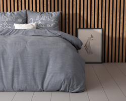 Set posteljine 140x200/220 od mikrovlakana sa čistim printom, nije potrebno glačanje