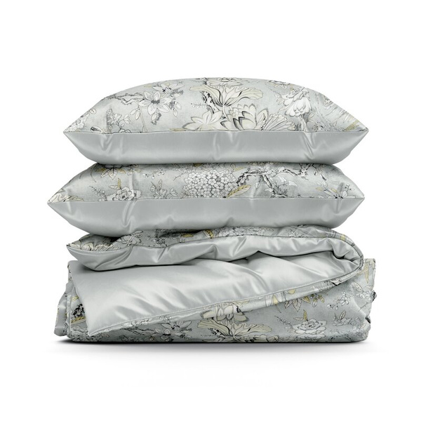 Posteljina 160x200 cm od pamučnog satena s cvjetnim uzorkom SPRING