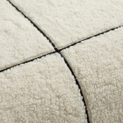 Topla i mekana flis posteljina 200x200/220 Teddy Trim Beige 