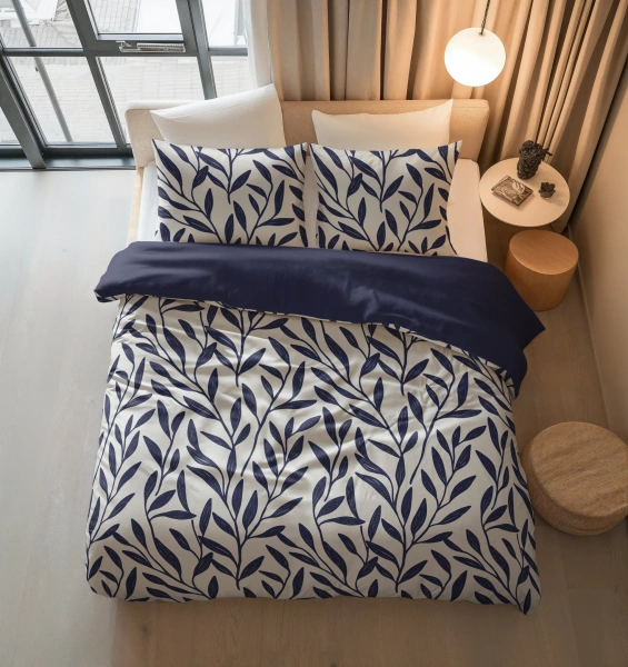 Pamučna posteljina 240x200/220 Sleeptime Pure Blue Willow