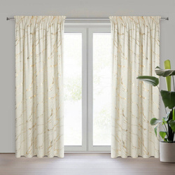 Gotova zavjesa 140x270 od baršuna ukrašena sjajnim mramorom Molly