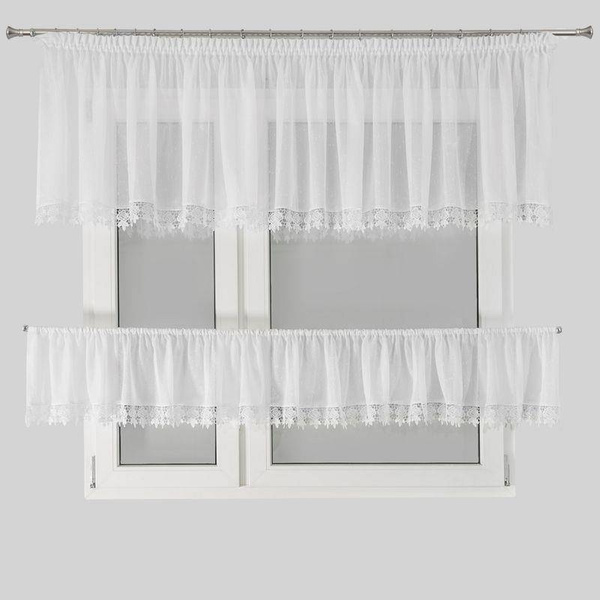 Gotova zavjesa dagmara-6 400x65 cm 400x35 cm bijela boja