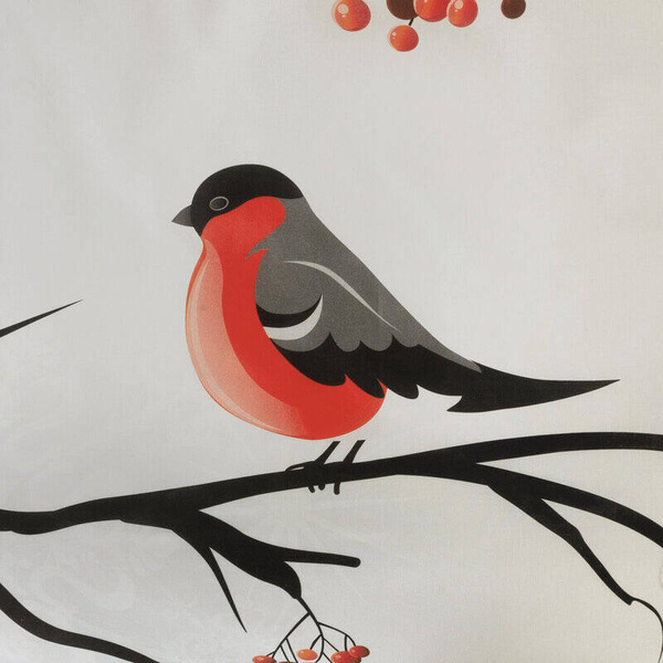 Božićne posteljine 160x200 od visokokvalitetnog pamučnog satena s božićnim motivom Berry