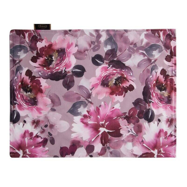 Set od 4 dvostrana podmetača 30x40 ukrašena cvijećem VELVET 1