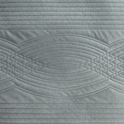 Prekrivač od ​​baršuna 240x220 cm, prošiven vrućim prešanjem s geometrijskim uzorkom - VELVET2