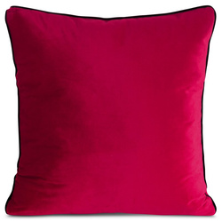 Jastučnica 45x45 od baršuna s nježnim sjajem i ukrasnim rubom Gaja