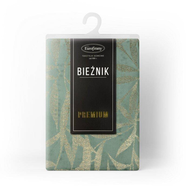 Baršunasti nadstolnjak s nježnim svijetlozlatnim grančicama 35 x 140 Blink 15 