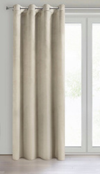 Zavjesa od jednobojnog mekog baršuna 140x250 cm ROSA