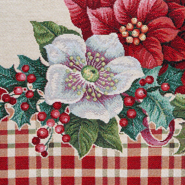 Tapiserijski nadstolnjak 40x100 cm ukrašen božićnim motivom