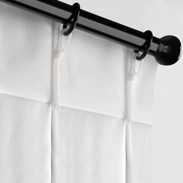 Bijela šifonska zavjesa 230x170 cm FLEX 1:1,5 - Ruby