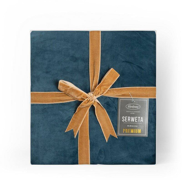 Baršunasti stolnjak s ukrasnim rubom 85x85 elegantan Velvet