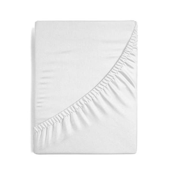 Obična pamučna plahta s gumicom 90x200 vis.25 cm gramature 140 g/m2 Jersey