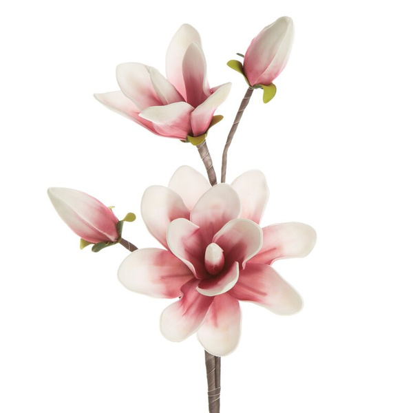 Ukrasni cvijet MAGNOLIJA od foamiran pjene FLORE 667 FI 17 X 59 CM CIEMNOTURKUSOWY
