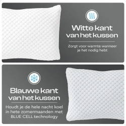 Jastuk od memorijske pjene za hlađenje 50x70 3D Blue Cell Tech