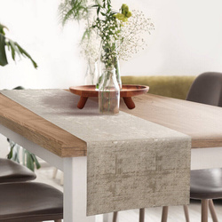 Nadstolnjak od mješavine vlakana ukrašen izlizanim uzorkom 40x180 COLETTE 