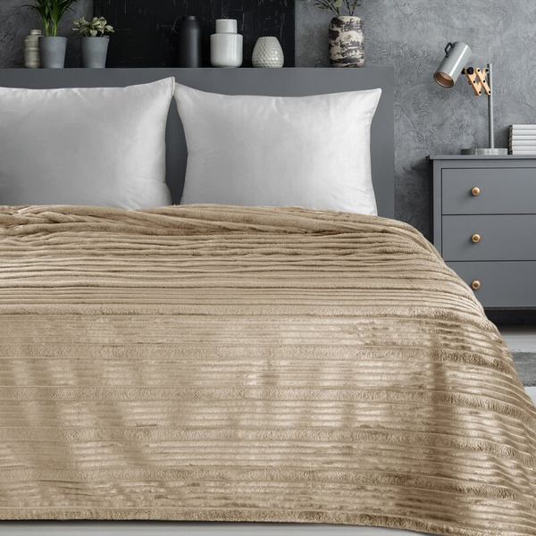 Flano deka 220x200 cm s 3D uzorkom NINA 