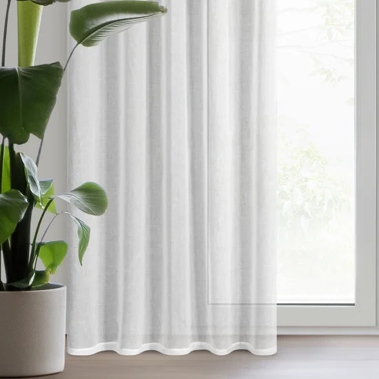 Gotova zavjesa 140x250 od naborane gaze, nije potrebno glačati Marina