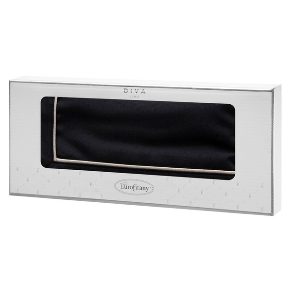 Stolnjak, salveta 85x85 ukrašen trakom i nježnim srebrnim obrubom u elegantnom pakiranju