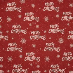 Set božićne posteljine 220x200 KEVIN od mikrovlakana, ukrašen božićnim printom