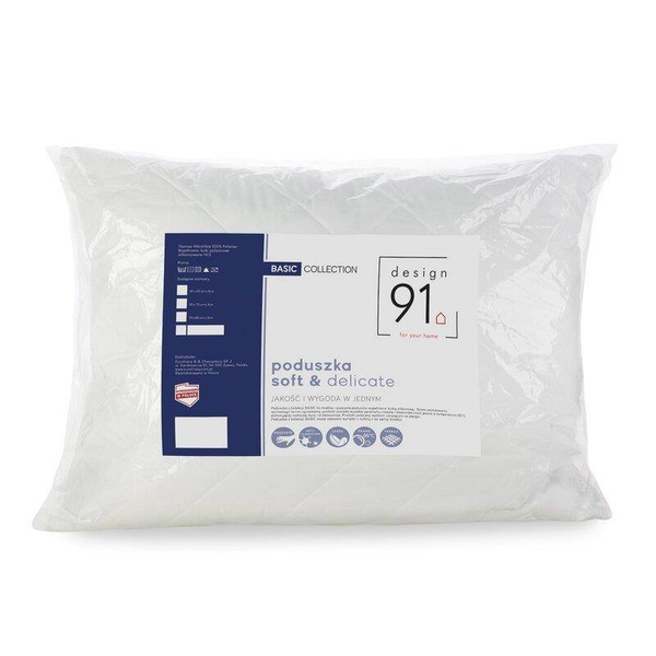 Antialergijski jastuk Basic Collection 50x70 bijeli toplinski zavaren