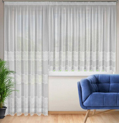 Zavjesa DEK 400x145 cm bijela