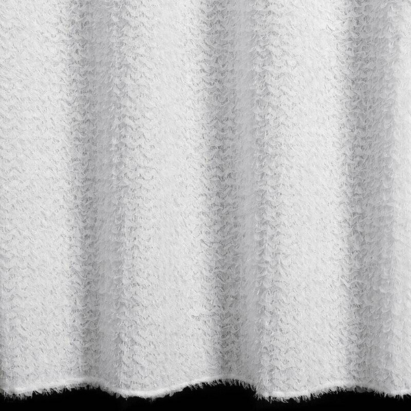 EVA MINGE gotova zavjesa 135x250 izrađena od šifona ukrašena moher koncem i suptilnim volanima TIFFANY