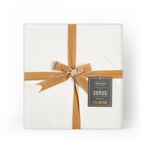 Stolnjak od glatkog baršuna s ukrasnom trakom 145x180 Velvet