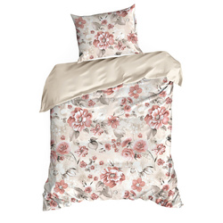 Posteljina 140x200 cm od pamučnog satena s cvjetnim uzorkom SPRING