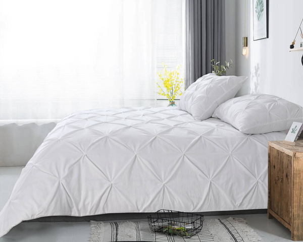 Pamučna bijela posteljina za apartmane 140x220 Salvador