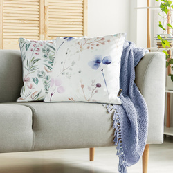 Baršunasta jastučnica 45x45 ukrašena botaničkim printom VELVET