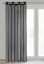 Zavjesa 140x250  AGIS ukrašena dlakavim dodatkom