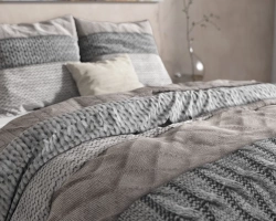 Topla posteljina od flanela 240x220, mekana na dodir posteljina 100% flanel pamuk