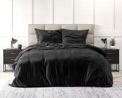 Baršunasta posteljina 240x220 mikroperkal Velvet Uni