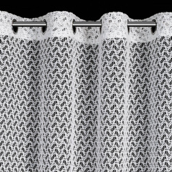 Gotova mrežasta zavjesa 140x250 ukrašena šenil koncem Clara