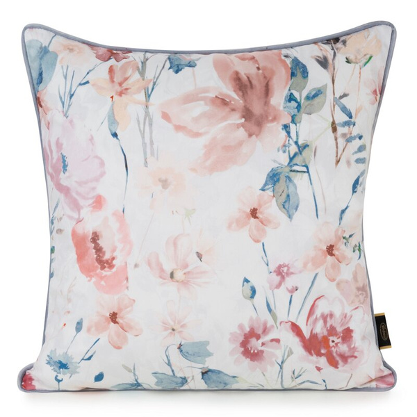 Baršunasta jastučnica 45x45 ukrašena botaničkim printom VELVET