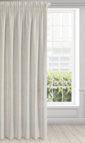 Zavjesa od tkanine s lanom  u eko stilu 140x300 trakasta Judita