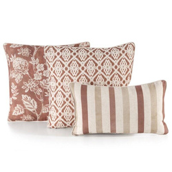 Pamučna jastučnica s dodatkom lana ukrašena biljnim printom LEN