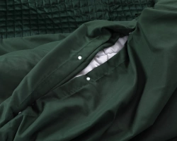 Luksuzna posteljina 240x220 mikroperkal s baršunastim ukrasom Velvet