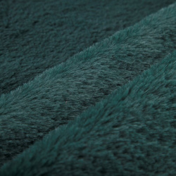 Zimska deka 170x210 cm, dvostrani prekrivač od ugodnog krzna i tkanine s uzorkom janjeće kože, NINA Premium