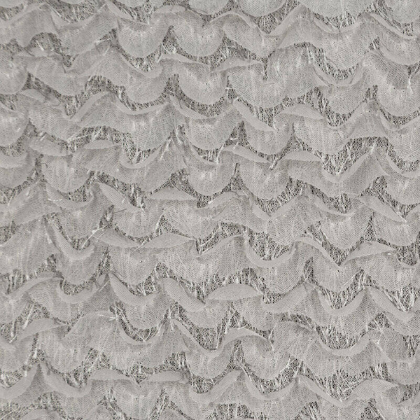 EVA MINGE gotova zavjesa 135x250 izrađena od šifona ukrašena moher koncem i suptilnim volanima TIFFANY 