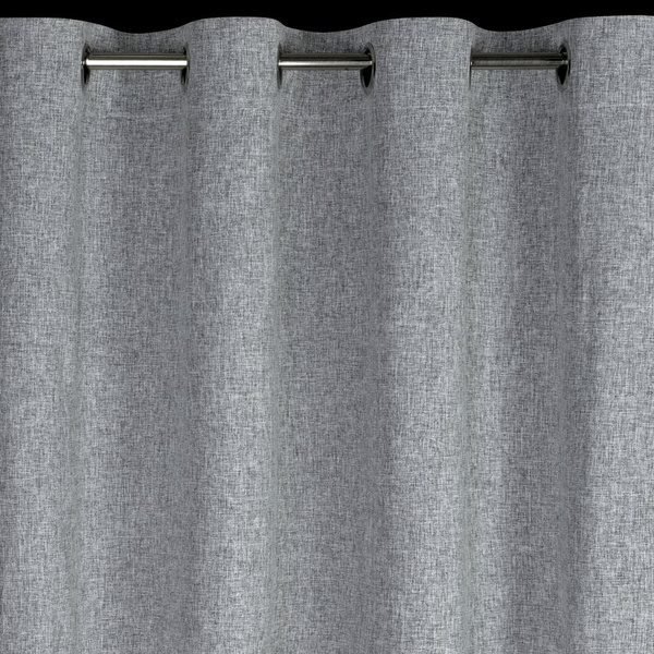 Zavjesa od mat tkanine s melange efektom, 140x250 cm, s ušicama - ADELINA
