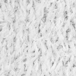 Zavjesa 140x250 MARION ukrašena dlakavim dodatkom