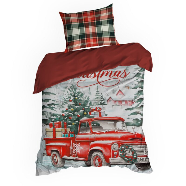 Božićna posteljina 160x200 cm, ranforce pamuk