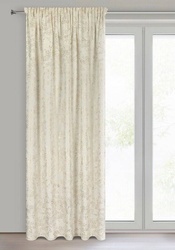 Zavjesa 140x270 , baršun, s printom sitnih listića Felis