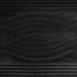 Prekrivač od ​​baršuna 240x220 cm, prošiven vrućim prešanjem s geometrijskim uzorkom - VELVET2