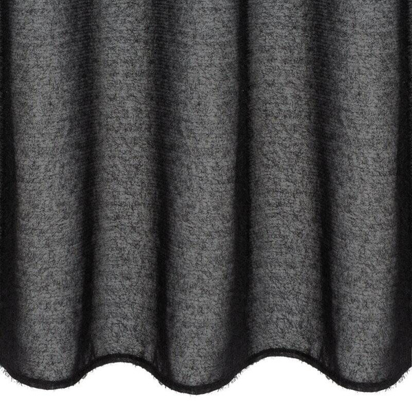 Zavjesa 140x250  AGIS ukrašena dlakavim dodatkom