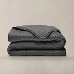 Cjelogodišnji baršunasti poplun u sivoj boji 240x200 300 GSM