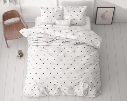 Set posteljine 240x220 od mikrovlakana sa čistim printom, nije potrebno glačanje