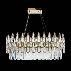 Lampa lidia (02) 80x35x30 cm transparentan