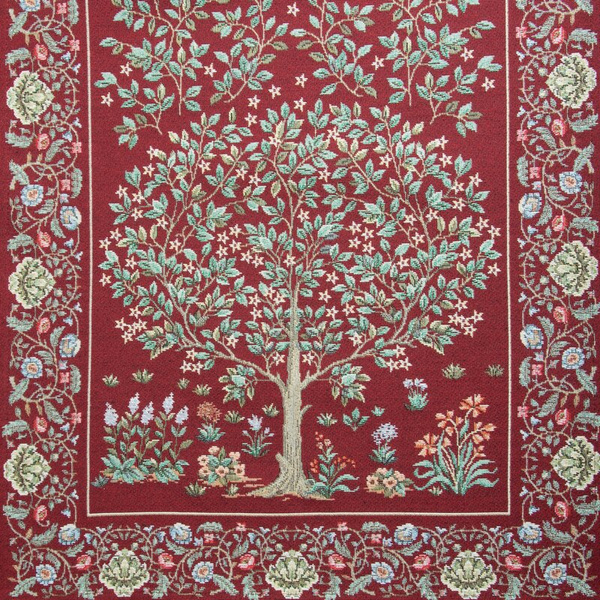 Goblen stolnjak 140x220 ukrašen cvjetnim motivom